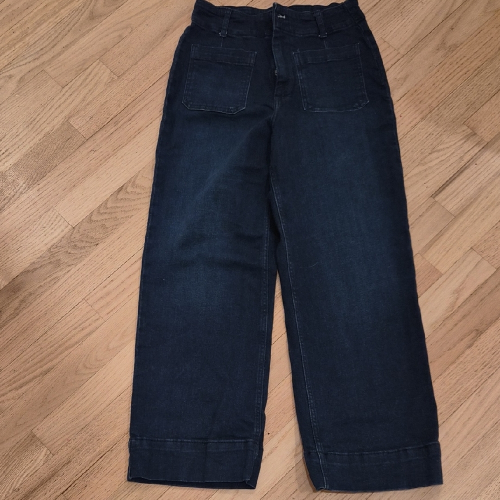 bagatelle Dark Indigo Wide-Leg Jeans